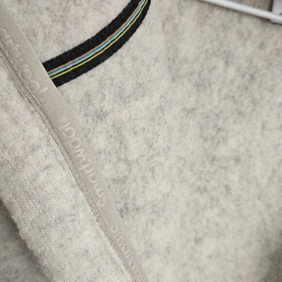 Smartwool Hudson Trail Fleece Anorak Grey Jacket Size XS - Picture 8 of 12